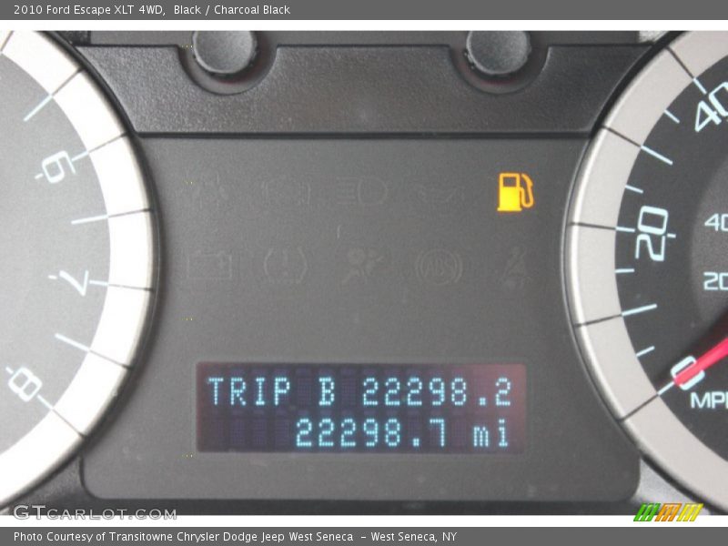 Black / Charcoal Black 2010 Ford Escape XLT 4WD