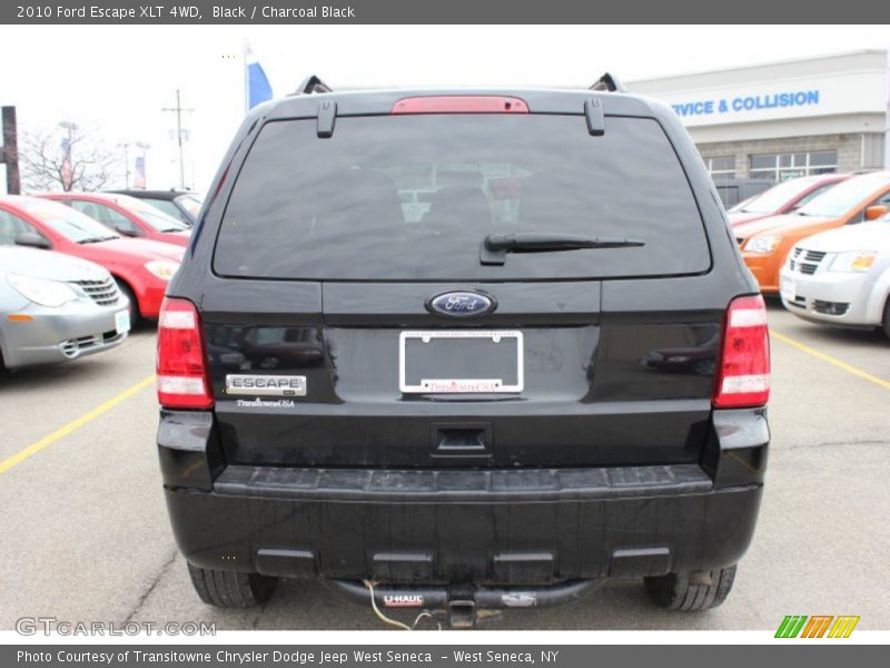 Black / Charcoal Black 2010 Ford Escape XLT 4WD