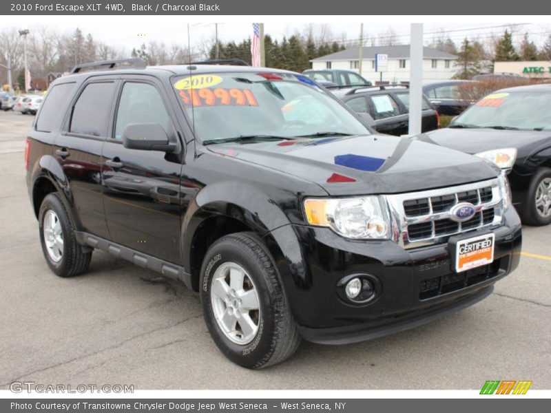 Black / Charcoal Black 2010 Ford Escape XLT 4WD