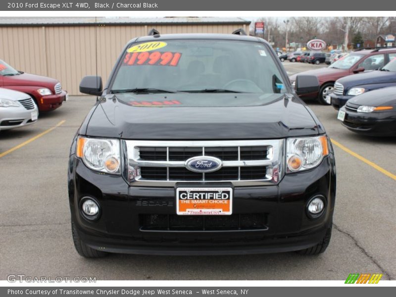 Black / Charcoal Black 2010 Ford Escape XLT 4WD