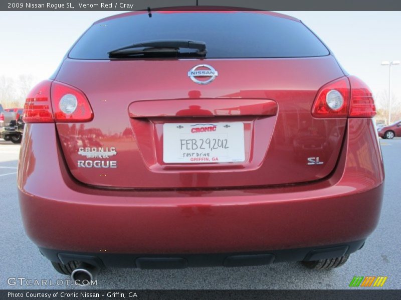 Venom Red / Gray 2009 Nissan Rogue SL