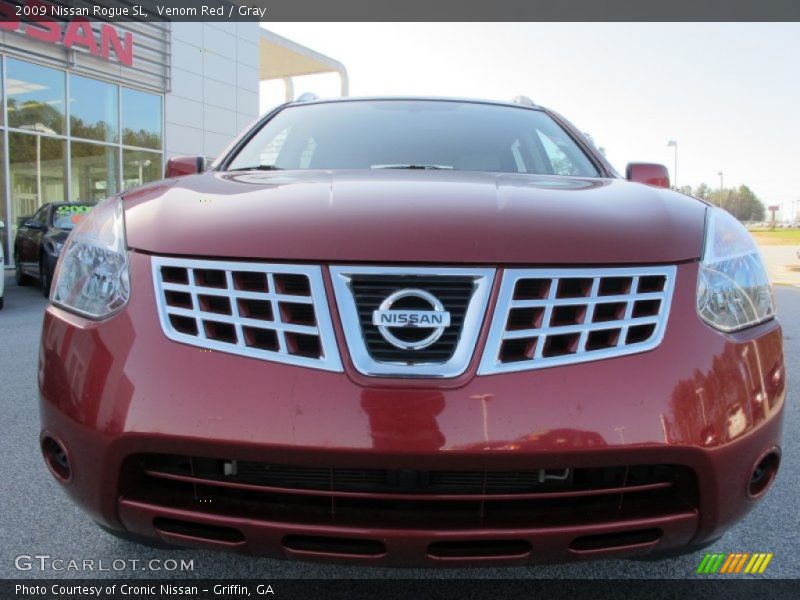 Venom Red / Gray 2009 Nissan Rogue SL