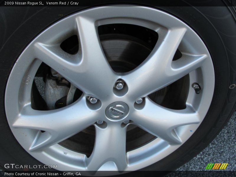 Venom Red / Gray 2009 Nissan Rogue SL