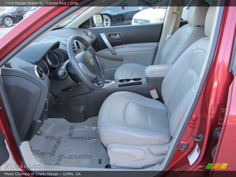 Venom Red / Gray 2009 Nissan Rogue SL