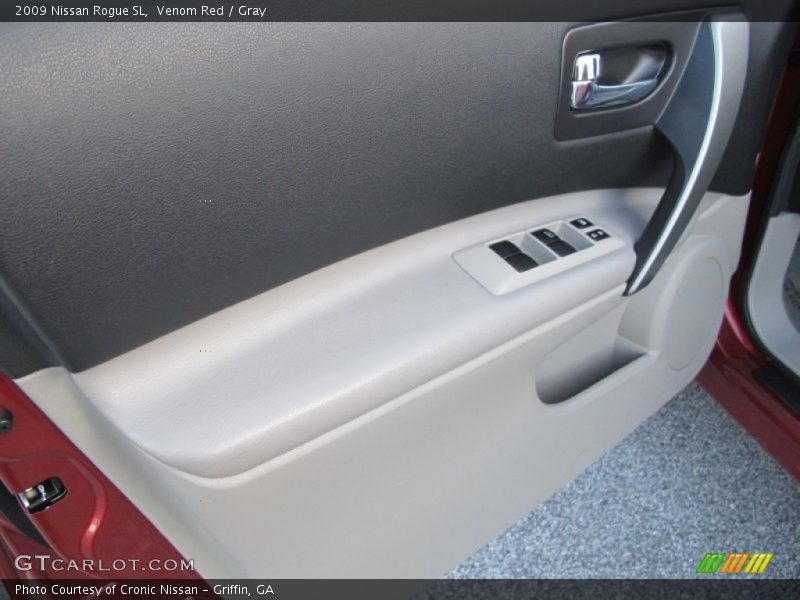 Venom Red / Gray 2009 Nissan Rogue SL