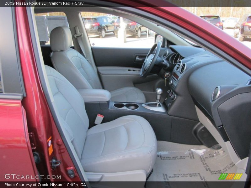 Venom Red / Gray 2009 Nissan Rogue SL