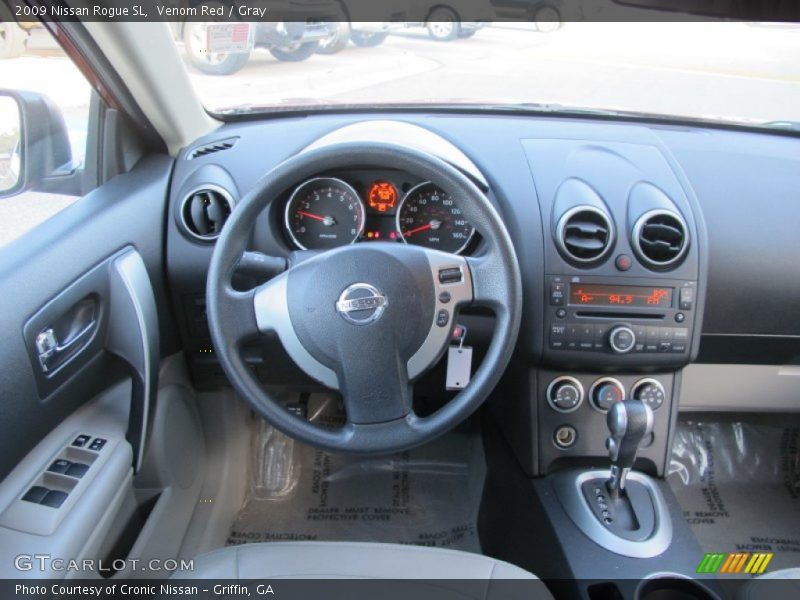 Venom Red / Gray 2009 Nissan Rogue SL