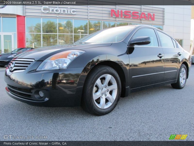 Super Black / Charcoal 2009 Nissan Altima 2.5 SL
