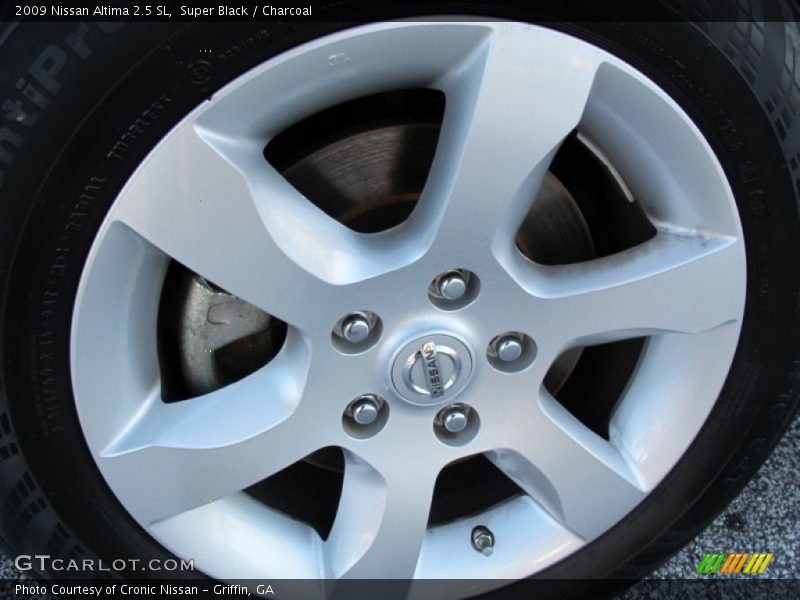Super Black / Charcoal 2009 Nissan Altima 2.5 SL