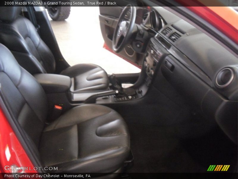 True Red / Black 2008 Mazda MAZDA3 s Grand Touring Sedan