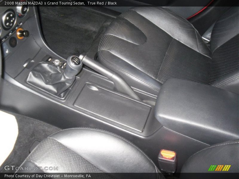True Red / Black 2008 Mazda MAZDA3 s Grand Touring Sedan