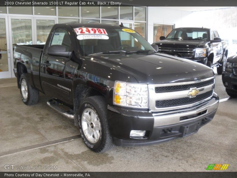 Black / Ebony 2009 Chevrolet Silverado 1500 LT Regular Cab 4x4