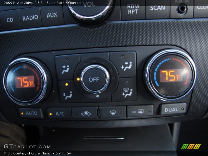 Super Black / Charcoal 2009 Nissan Altima 2.5 SL
