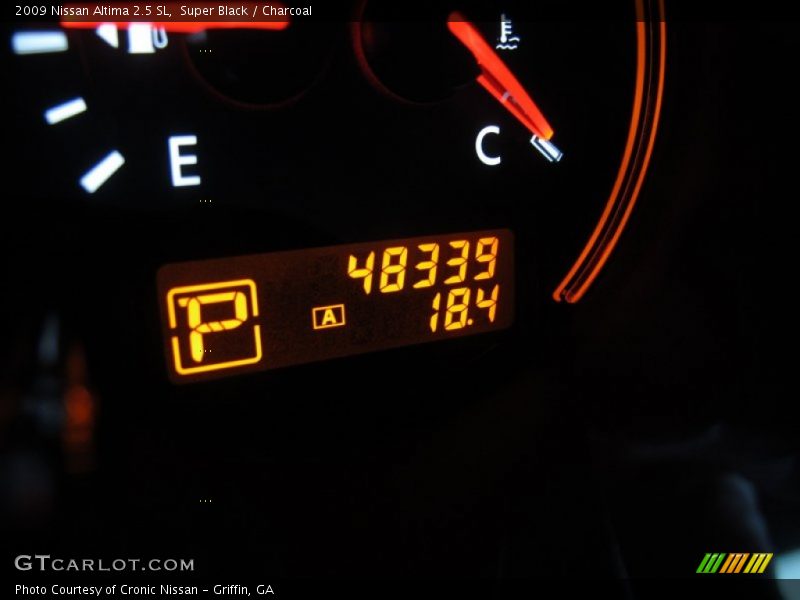 Super Black / Charcoal 2009 Nissan Altima 2.5 SL
