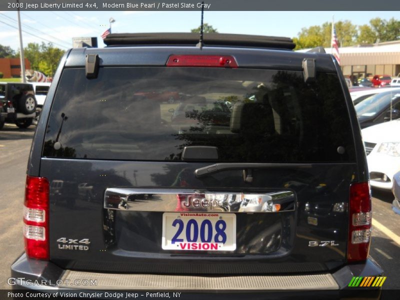 Modern Blue Pearl / Pastel Slate Gray 2008 Jeep Liberty Limited 4x4