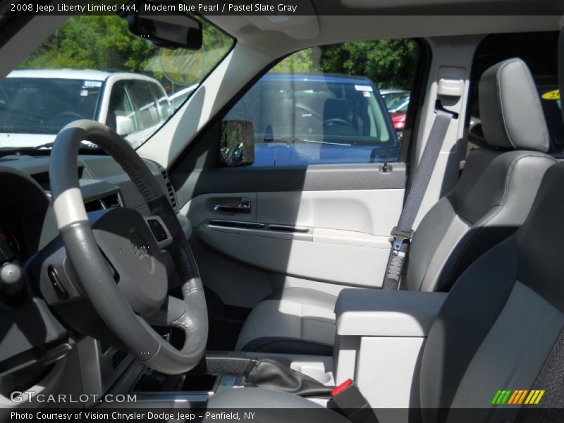 Modern Blue Pearl / Pastel Slate Gray 2008 Jeep Liberty Limited 4x4