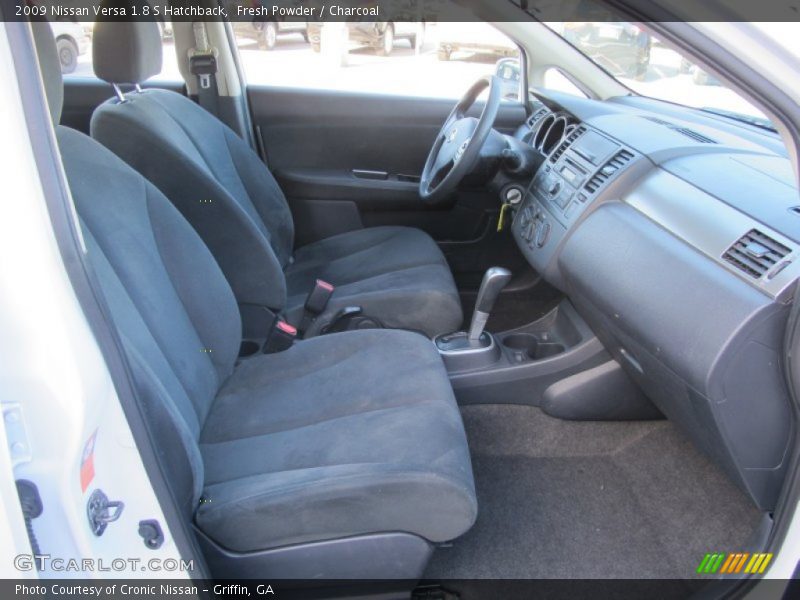 Fresh Powder / Charcoal 2009 Nissan Versa 1.8 S Hatchback