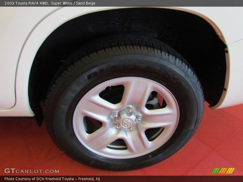 Super White / Sand Beige 2009 Toyota RAV4 4WD