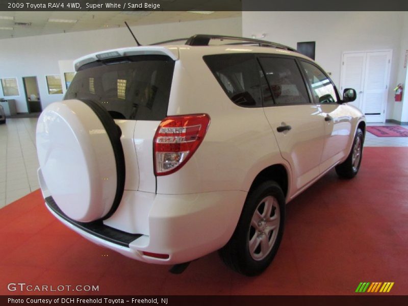 Super White / Sand Beige 2009 Toyota RAV4 4WD