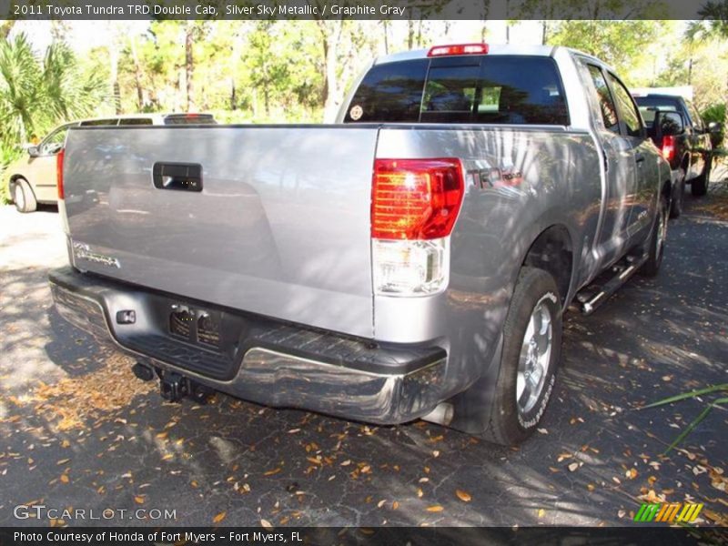 Silver Sky Metallic / Graphite Gray 2011 Toyota Tundra TRD Double Cab