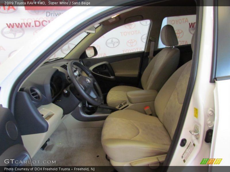 Super White / Sand Beige 2009 Toyota RAV4 4WD