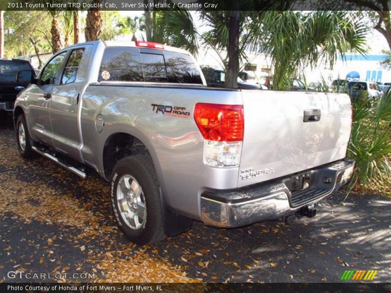 Silver Sky Metallic / Graphite Gray 2011 Toyota Tundra TRD Double Cab