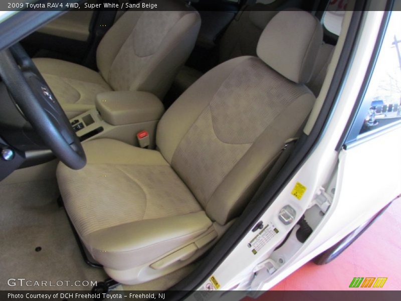 Super White / Sand Beige 2009 Toyota RAV4 4WD
