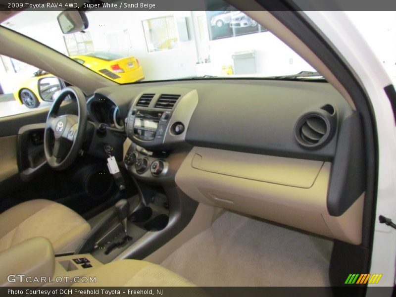 Super White / Sand Beige 2009 Toyota RAV4 4WD