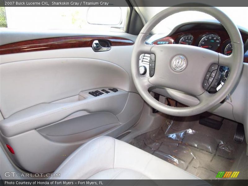 Sharkskin Gray / Titanium Gray 2007 Buick Lucerne CXL