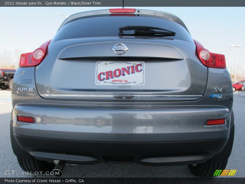 Gun Metallic / Black/Silver Trim 2012 Nissan Juke SV