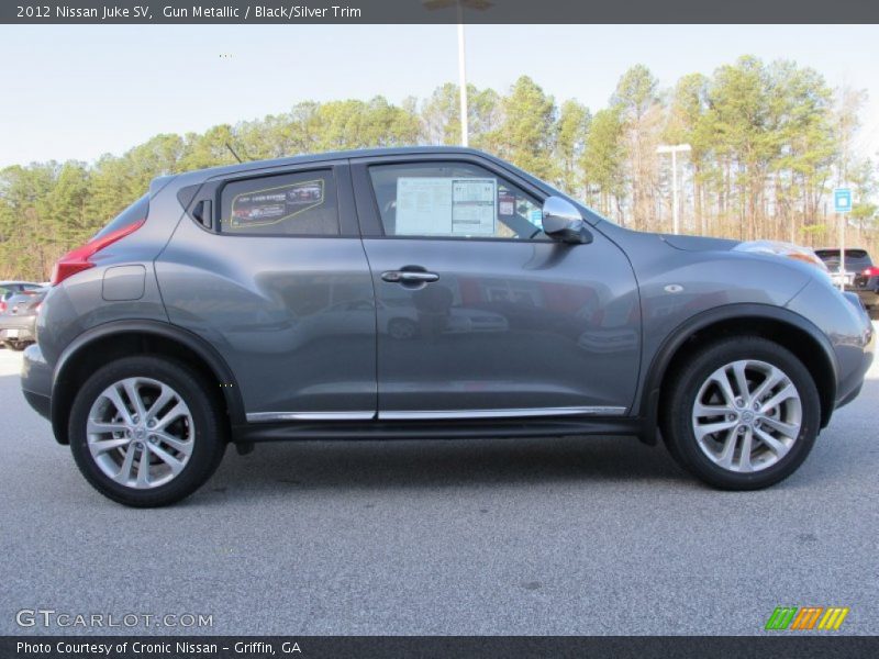 Gun Metallic / Black/Silver Trim 2012 Nissan Juke SV