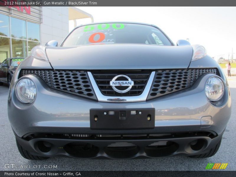 Gun Metallic / Black/Silver Trim 2012 Nissan Juke SV