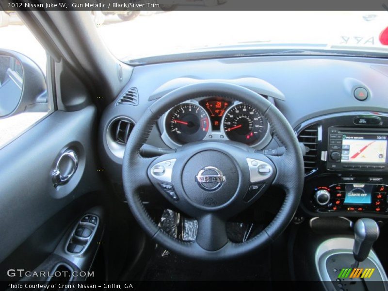 Gun Metallic / Black/Silver Trim 2012 Nissan Juke SV