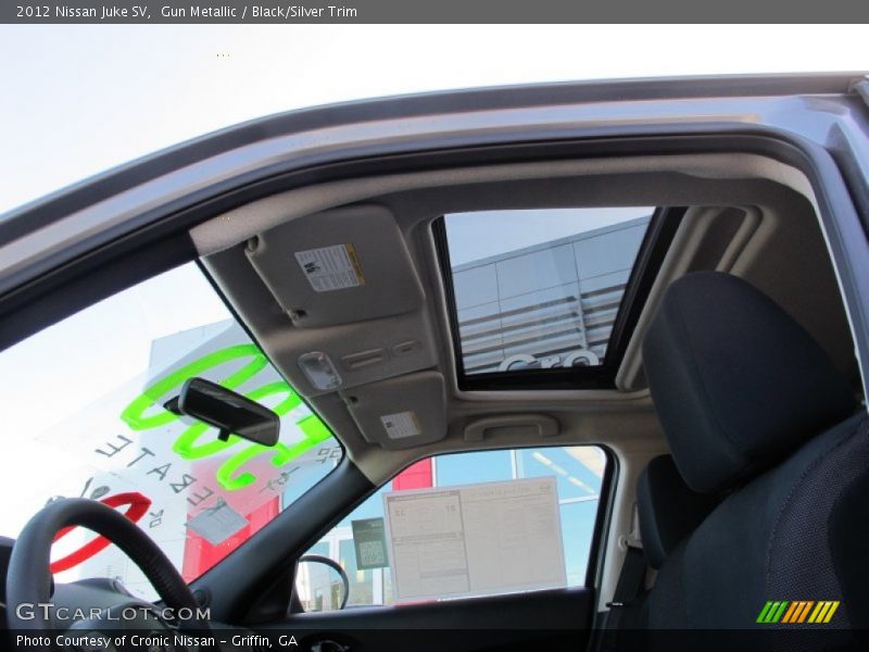 Gun Metallic / Black/Silver Trim 2012 Nissan Juke SV