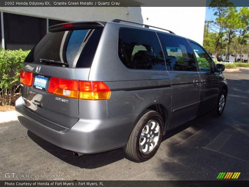 Granite Green Metallic / Quartz Gray 2002 Honda Odyssey EX