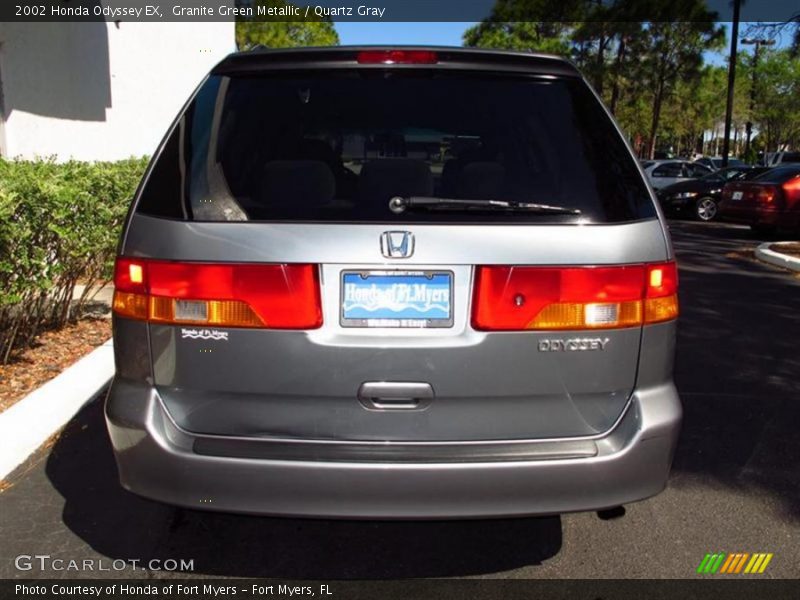 Granite Green Metallic / Quartz Gray 2002 Honda Odyssey EX
