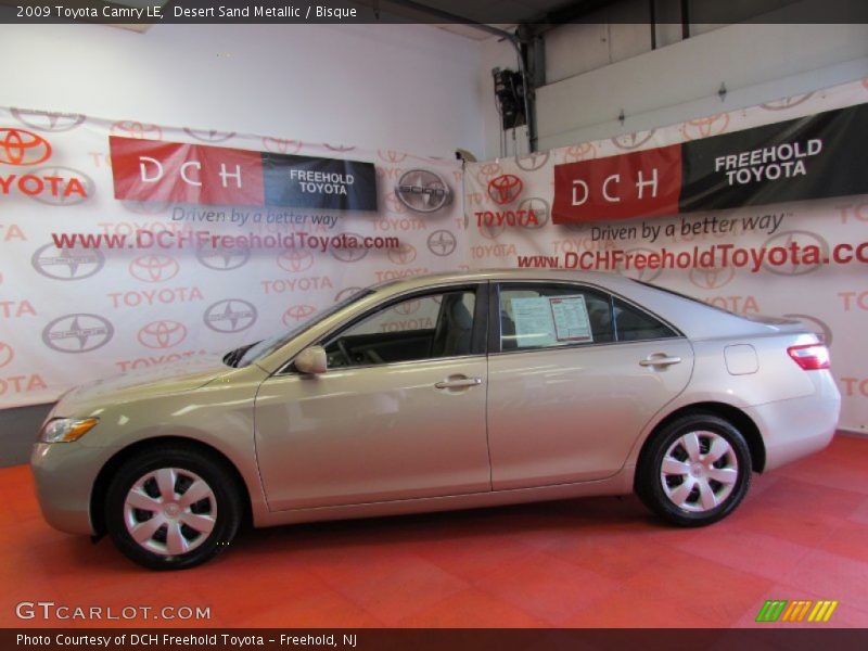 Desert Sand Metallic / Bisque 2009 Toyota Camry LE