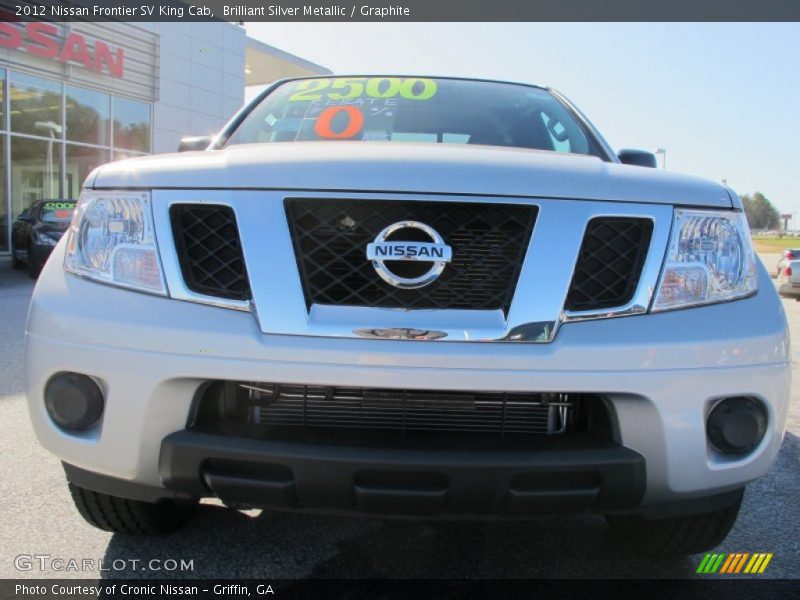 Brilliant Silver Metallic / Graphite 2012 Nissan Frontier SV King Cab