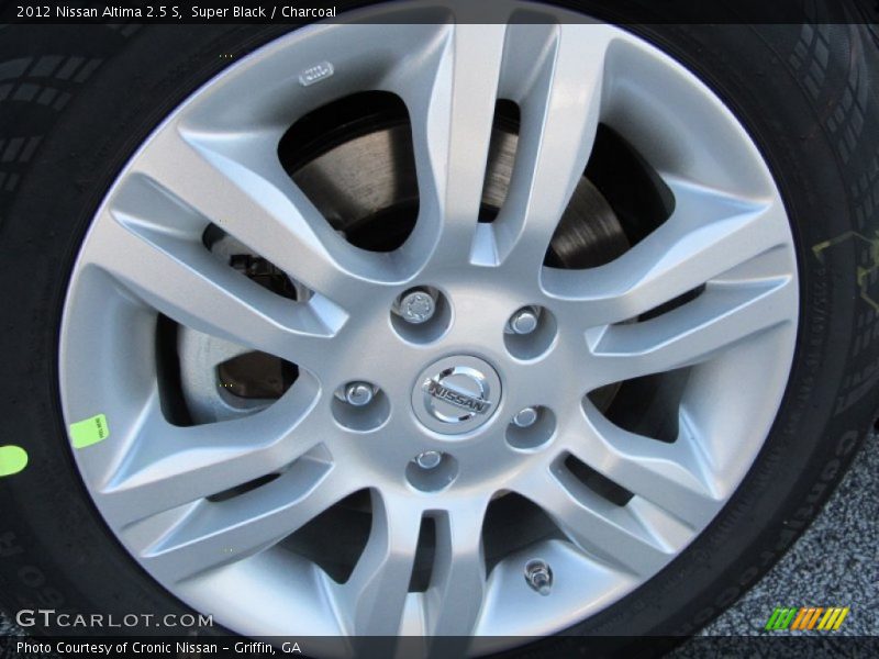 Super Black / Charcoal 2012 Nissan Altima 2.5 S