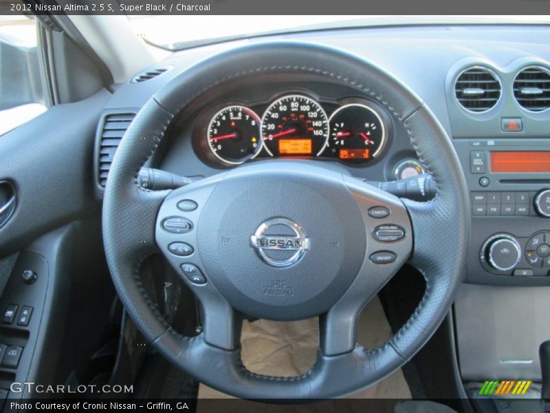 Super Black / Charcoal 2012 Nissan Altima 2.5 S