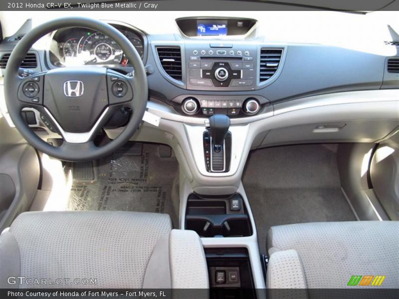Twilight Blue Metallic / Gray 2012 Honda CR-V EX