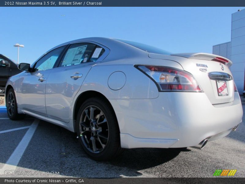 Brilliant Silver / Charcoal 2012 Nissan Maxima 3.5 SV