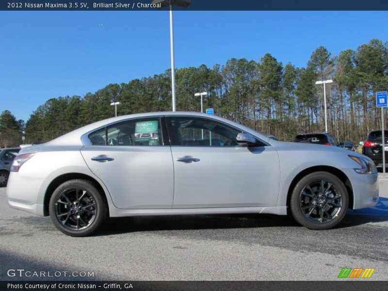 Brilliant Silver / Charcoal 2012 Nissan Maxima 3.5 SV