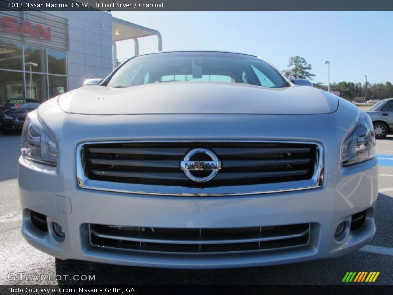 Brilliant Silver / Charcoal 2012 Nissan Maxima 3.5 SV