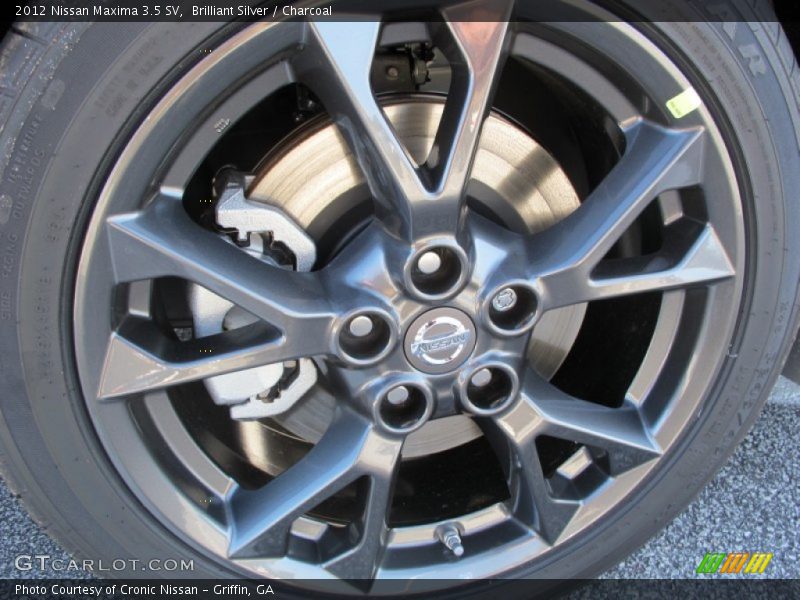 Brilliant Silver / Charcoal 2012 Nissan Maxima 3.5 SV