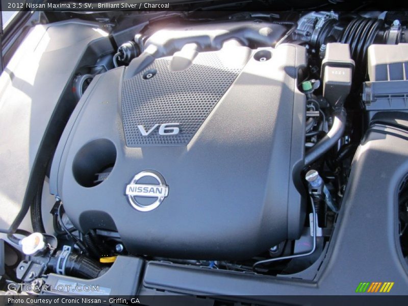 Brilliant Silver / Charcoal 2012 Nissan Maxima 3.5 SV