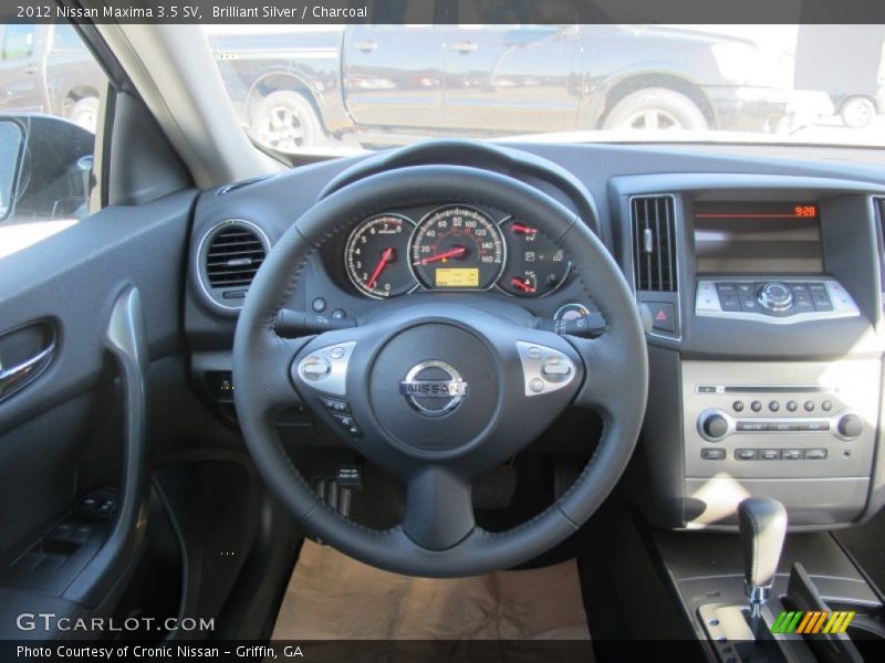Brilliant Silver / Charcoal 2012 Nissan Maxima 3.5 SV