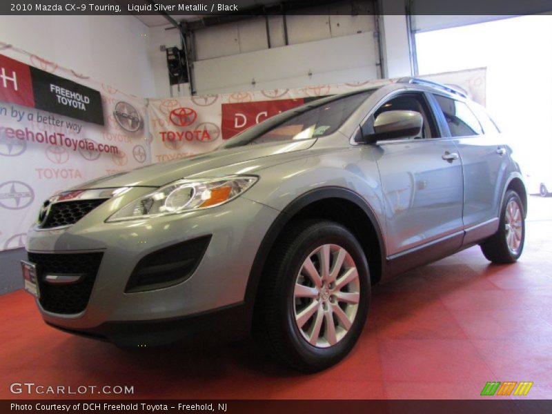 Liquid Silver Metallic / Black 2010 Mazda CX-9 Touring