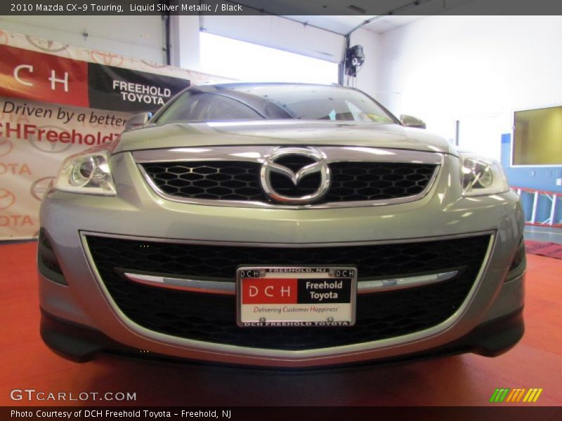 Liquid Silver Metallic / Black 2010 Mazda CX-9 Touring