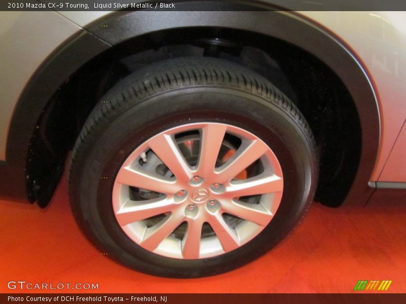 Liquid Silver Metallic / Black 2010 Mazda CX-9 Touring